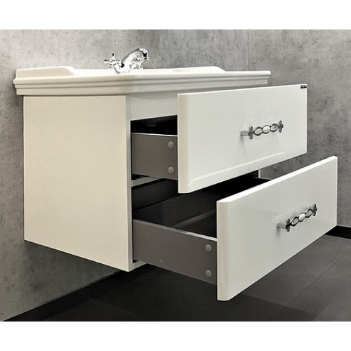 Comforty Мебель для ванной Неаполь 80 подвесная белая