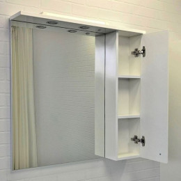 Comforty Зеркальный шкаф Сочи 85 белый