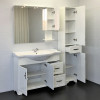 Comforty Зеркальный шкаф Севилья 100 R слоновая кость