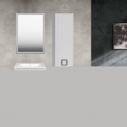 ASB-Mebel Тумба с раковиной Санта 60 белая матовая