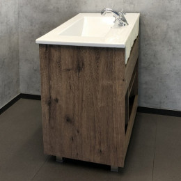 Comforty Мебель для ванной Марио 75 дуб темный