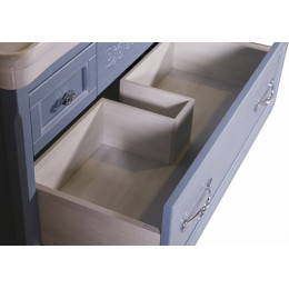 ASB-Woodline Мебель для ванной Модерн 105 рошфор, патина белая