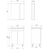 ASB-Mebel Мебель для ванной Бари 60 2.0 белая