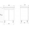 ASB-Mebel Мебель для ванной Бари 60 2.0 белая