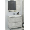 Comforty Мебель для ванной Верона 90 (Quadro) дуб белый