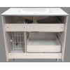 Comforty Мебель для ванной Верона 90 (Quadro) дуб белый