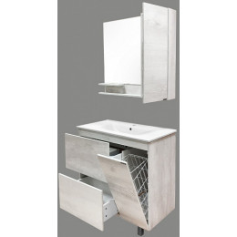 Comforty Мебель для ванной Верона 90 (Quadro) дуб белый