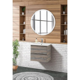 BelBagno Тумба с раковиной Albano-Cer 50 подвесная Pino Scania