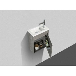 BelBagno Мебель для ванной Pietra mini 46 R Stucco Cemento, BTN