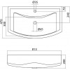 ASB-Mebel Тумба с раковиной Мессина 80/3 белая