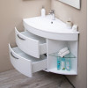 De Aqua Мебель для ванной Трио Люкс 90 L, зеркало Экстра EXT 90 FP