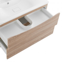 BelBagno Тумба с раковиной Marino 80 подвесная Rovere Bianco