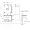Comforty Зеркальный шкаф Франкфурт 90 дуб шоколадно-коричневый/черный
