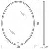 BelBagno Зеркало SPC-VST-600-800-LED-TCH-WARM