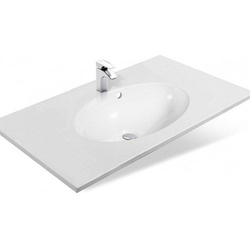 Misty Тумба с раковиной Версаль 80 синяя