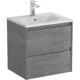 BelBagno Тумба с раковиной Kraft 39 50 подвесная Cemento Grigio