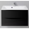 BelBagno Тумба с раковиной MARINO 800 Nero Lucido
