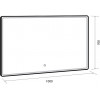 Dreja Зеркало Point 100x70 Led-подсветка