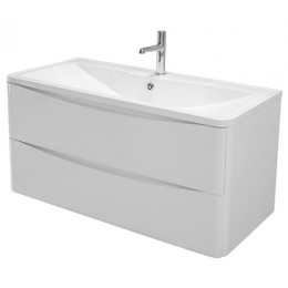 BelBagno Тумба с раковиной Acqua 80 подвесная Bianco Lucido