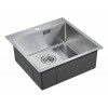 Мойка для кухни Paulmark Velten PM905151-BS 51х51 сталь