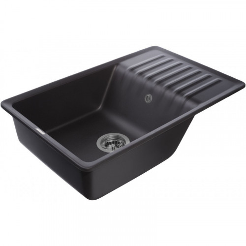 Мойка кухонная GranFest Quarz GF-ZW-72 черный