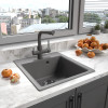 Мойка для кухни Lemark Hanka 9910009 50x45 серый