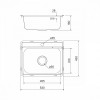 Мойка кухонная Iddis Basic BAS53P0i77 53 x 43 см нержавеющая сталь полированная