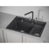 Кухонная мойка Granula Kitchen Space KS-7302 73x51 чёрный