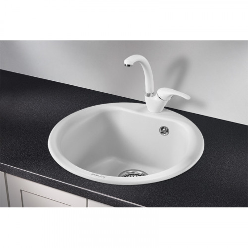 Кухонная мойка Granula 5101wh арктик