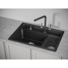 Кухонная мойка Granula Kitchen Space KS-7302 73x51 шварц