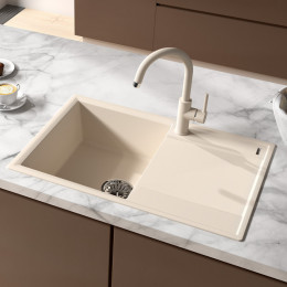 Мойка для кухни Lemark Imandra 9910026 76x50 бежевый