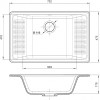 Мойка кухонная GranFest Quarz GF-ZW-71 песок