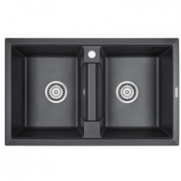 Мойка для кухни Paulmark Zwilling PM238150-BL 81х50 черный