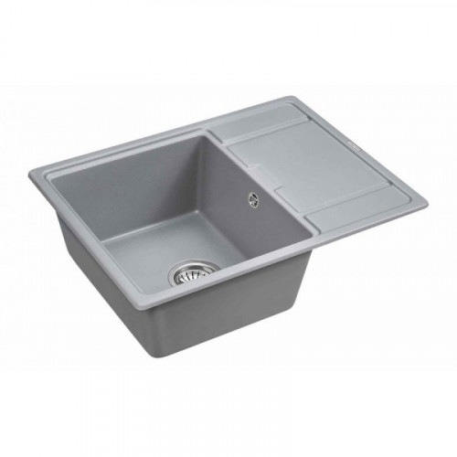 Мойка для кухни Paulmark Weimar PM216550-GRM 65х50 серый металлик