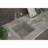 Мойка для кухни Paulmark Brilon PM104546-GRM 45х46 серый металлик
