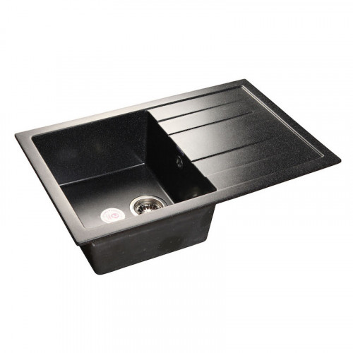 Кухонная мойка GranFest Quadro GF-Q780L 78х50 см, черный
