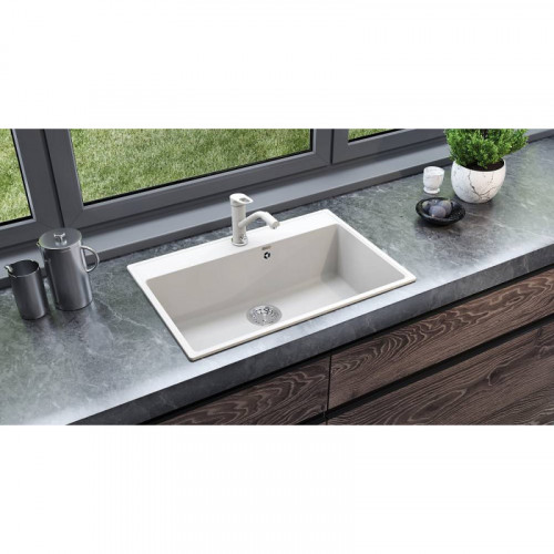 Кухонная мойка Ulgran Quartz Forte 760-01 жасмин