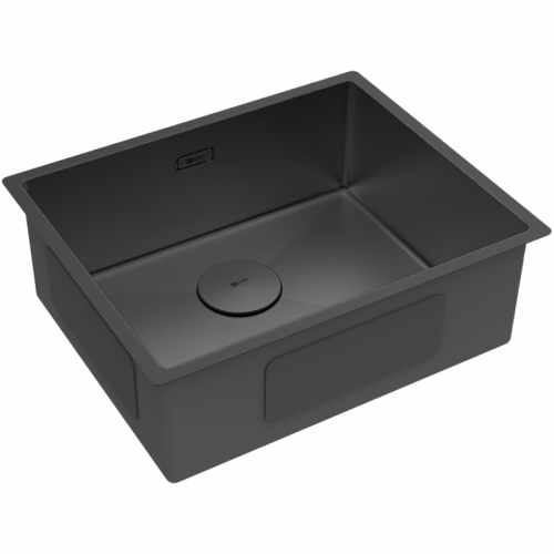 Мойка для кухни Lemark Olanga 9932128 54x44 черный матовый