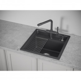 Кухонная мойка Granula Kitchen Space KS-5002 50x51 черный