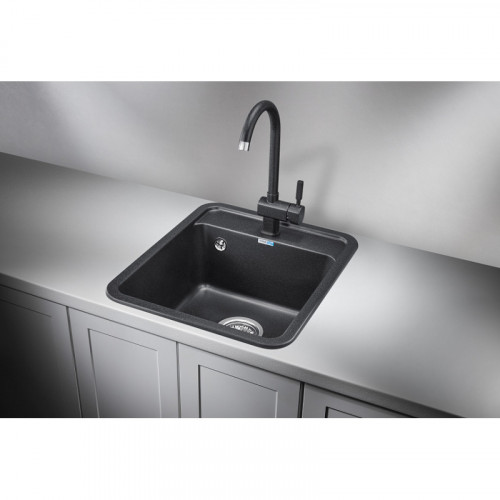 Кухонная мойка Granula Standart ST-4202 43x50 черный