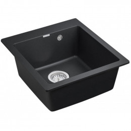 Мойка для кухни Paulmark Zemar PM104651-BL 46х51 черный