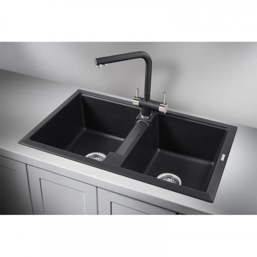 Кухонная мойка Granula GR-8101 81x50 черный