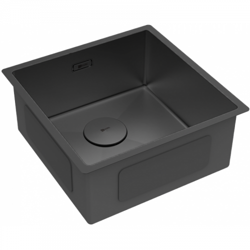 Мойка для кухни Lemark Olanga 9932124 44x44 черный матовый