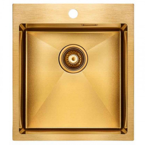 Мойка для кухни Paulmark Neckar PM804551-BG 45х51 золото