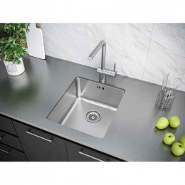 Мойка для кухни Paulmark Vista PM904438-BS 38х44 сталь