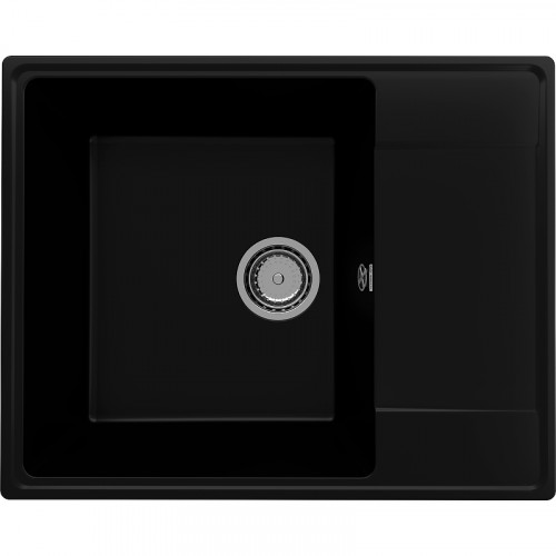 Кухонная мойка Ulgran Quartz Prima 605-07 уголь матовый