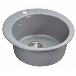 Мойка для кухни Paulmark Gelegen PM404800-GRM 48 серый металлик