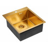 Мойка для кухни Paulmark Favor PM214551-BG 45х51 золото