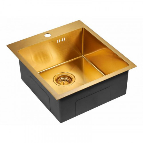 Мойка для кухни Paulmark Favor PM214551-BG 45х51 золото
