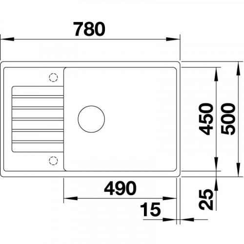 Кухонная мойка Blanco Zia XL 6 S Compact, антрацит